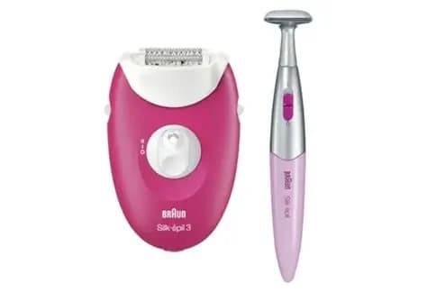 Braun Hair Removal Device - SE3-420 (Red)