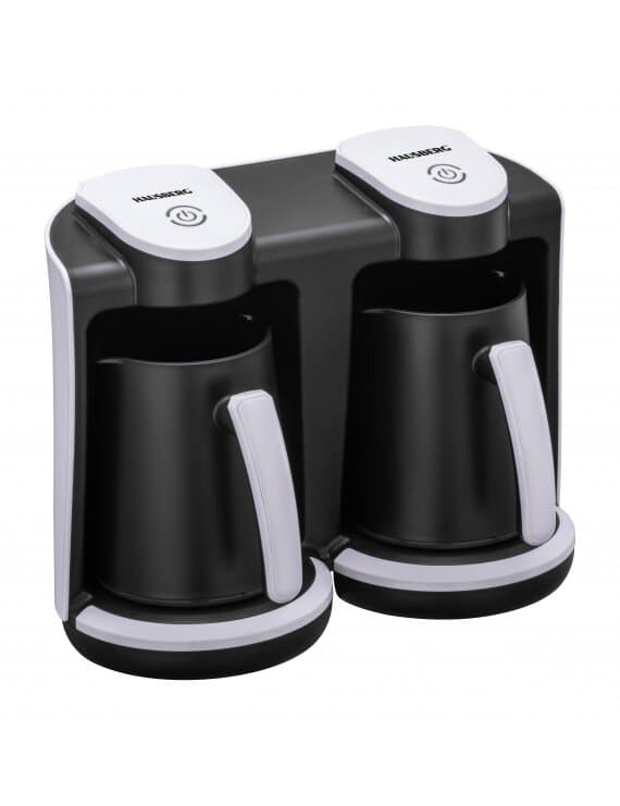 Hausberg Turkish 2 Cup Coffe Machine - HB-3820AB (White)