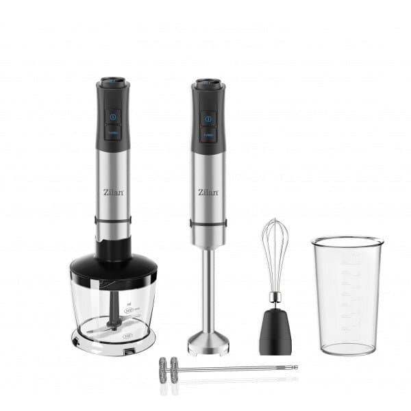 Zilan Hand Blender Set - ZLN3939 (Silver)