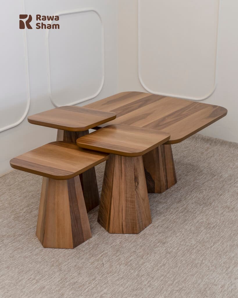 4pcs Modern Nesting Table - Wood