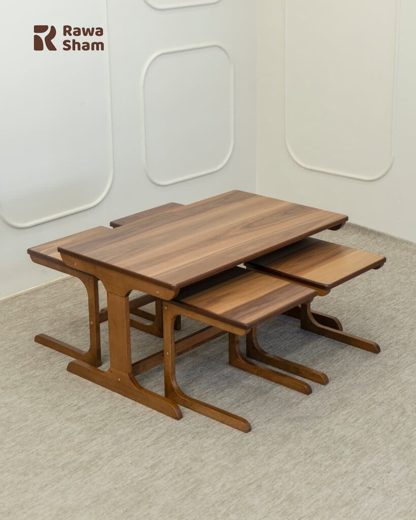 5pcs Nesting Table - Wood