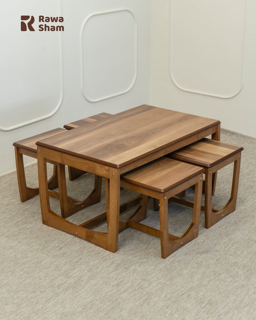 5pcs Nesting Table - Wood