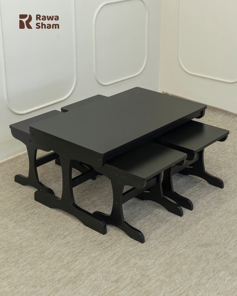 5pcs Nesting Table - Black