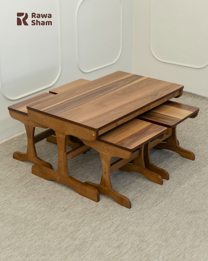 5pcs Nesting Table - Wood