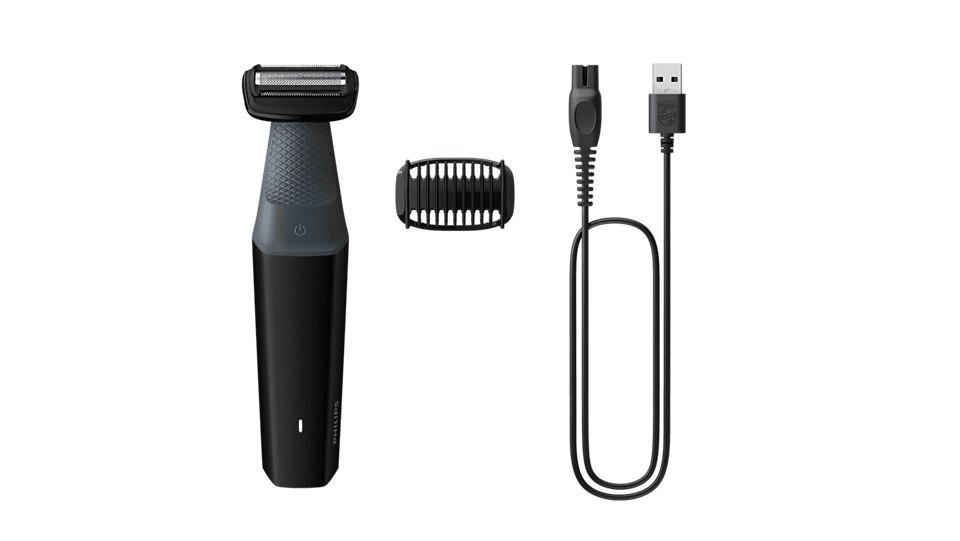 Philips Bodygroom S3000 Body Trimmer - BG3017 (Black)