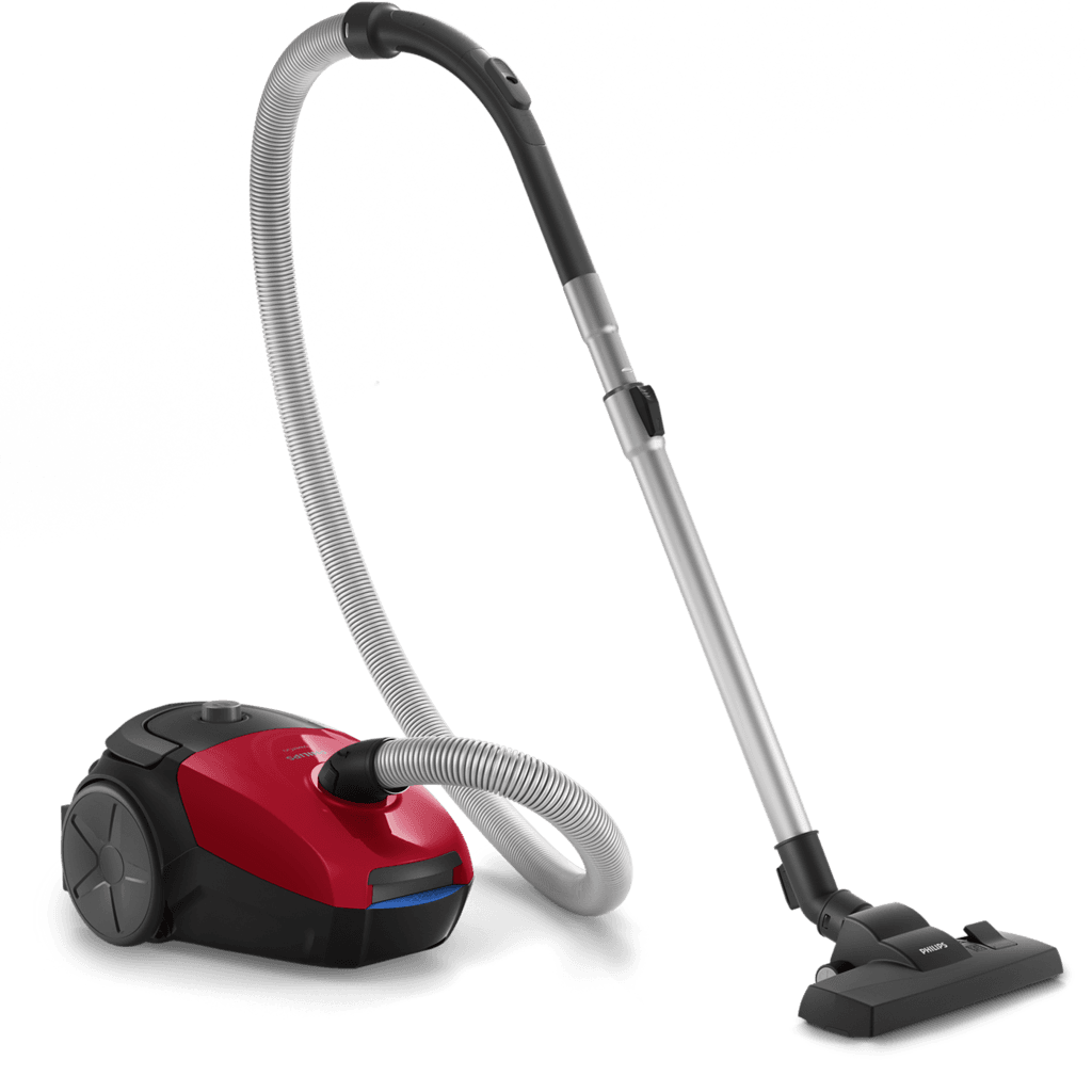 Philips 2000 Series Bagged Vacuum Cleaner - FC8293 (Black+Red)