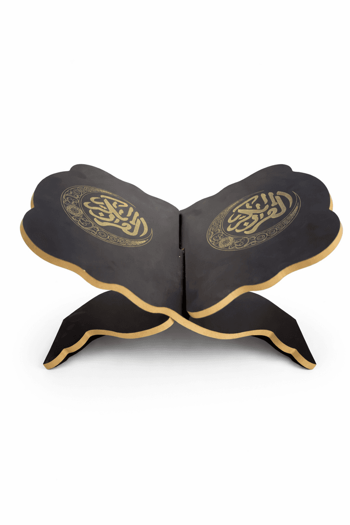 Wooden Quran Stand - Black (M)