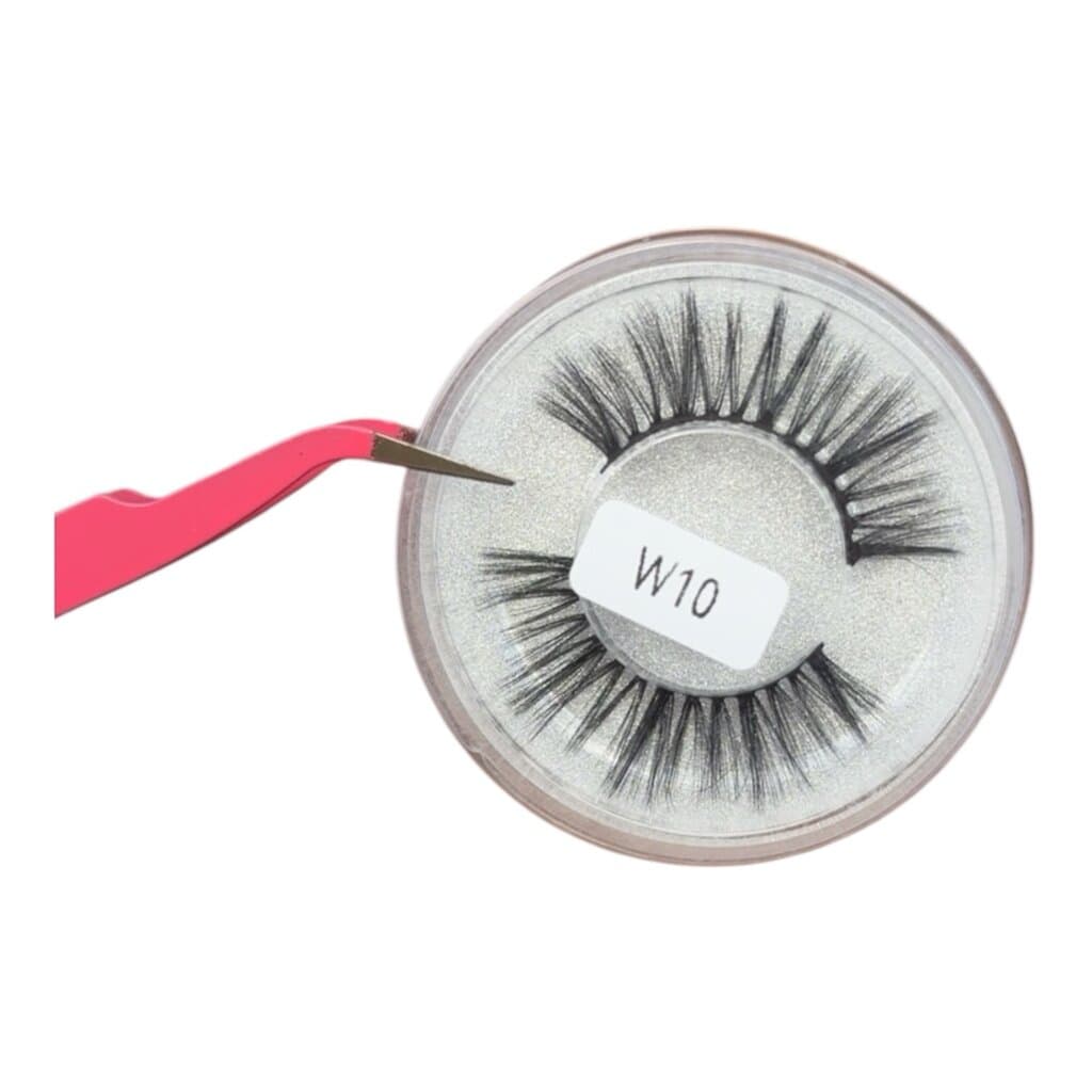 W10 3D Faux Mink Lashes – Dramatic Volume Strip Eyelashes