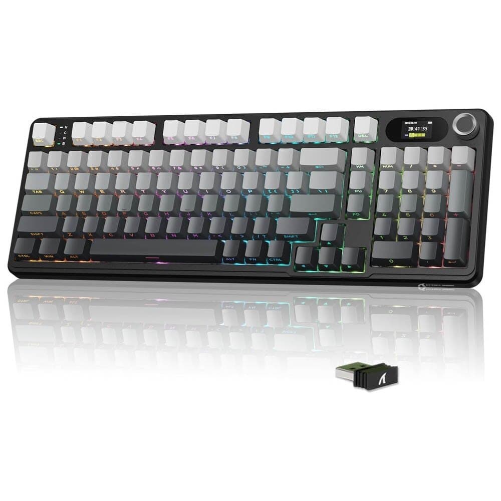 Attack Shark X98 Pro Mechanical Keyboard - Moonlit Night (White Jade Switch)