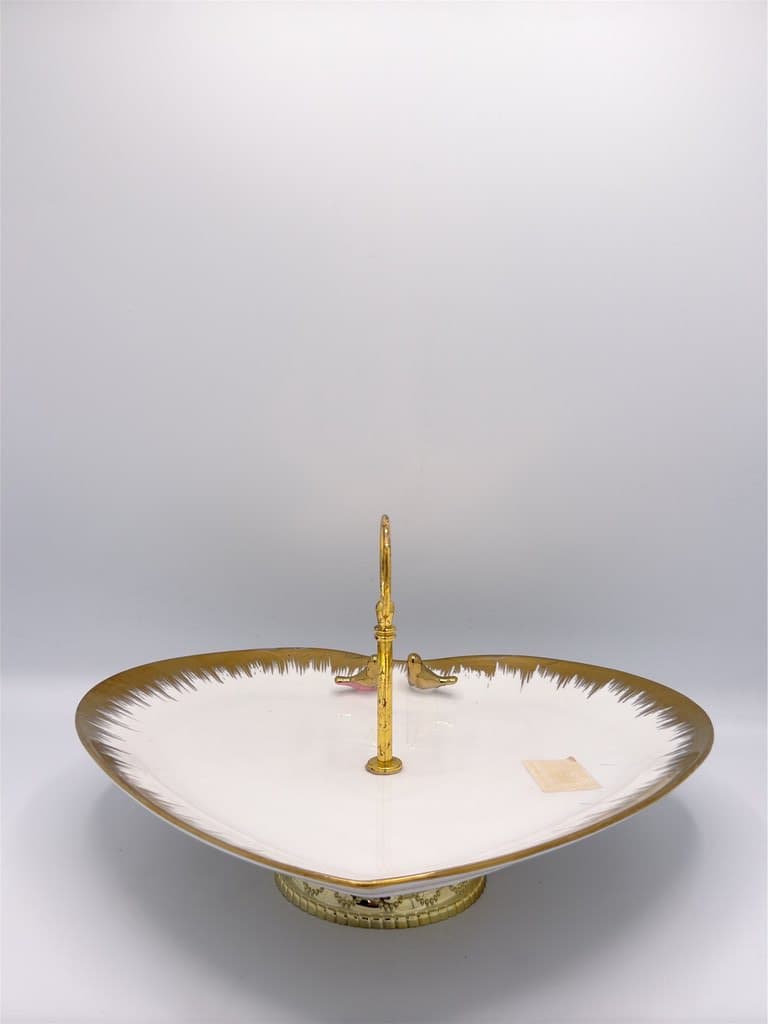 Single-Tier Dessert Stand (Gold)