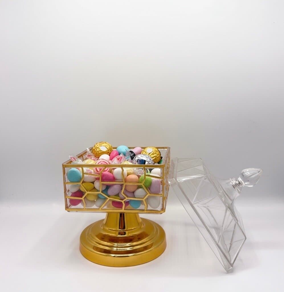 Candy Jar with Lid (Clear)