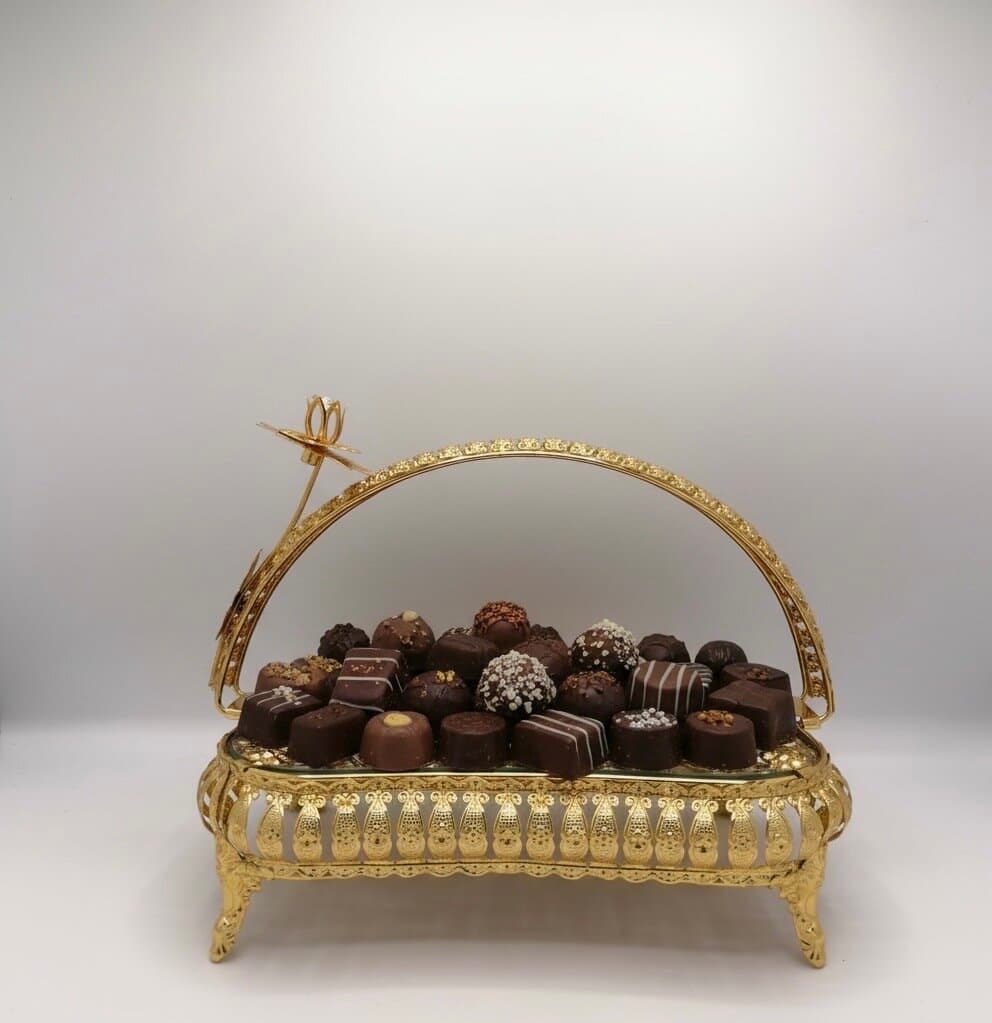 Luxury Chocolate Serving Tray (Gold)