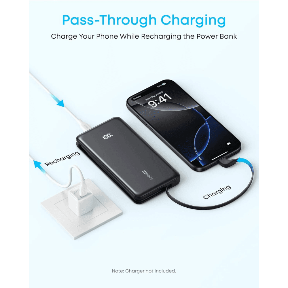 Anker Zolo Power Bank 10,000mAh With TYPE-C Cable 22.5W — photo 3