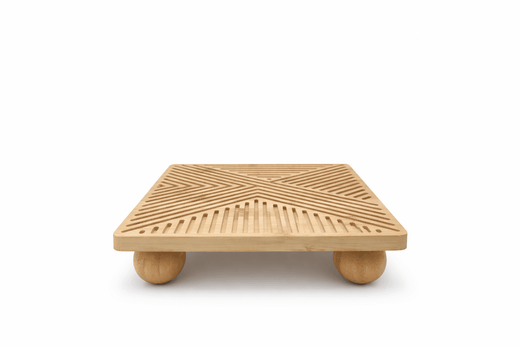 Wooden Trivet Heat Resistant Pot Stand - Light Brown