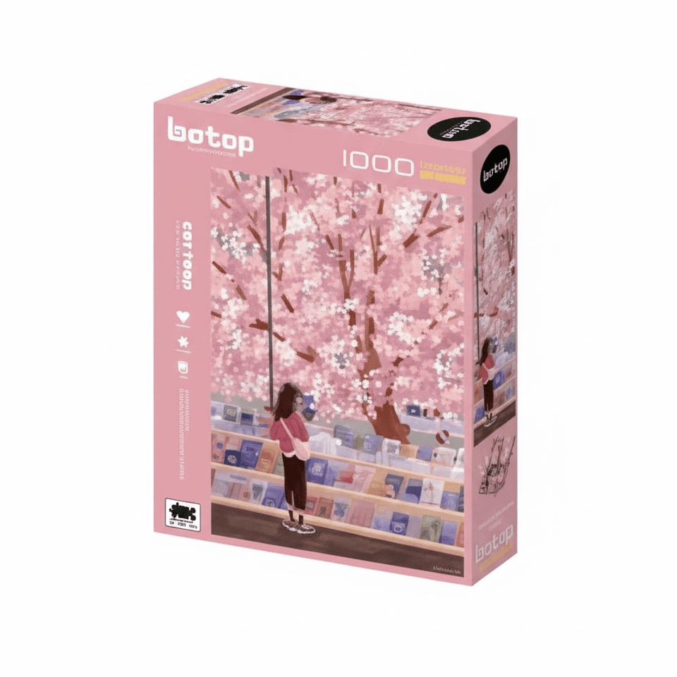 Botop Spring Bookstore Puzzle - 70*50cm (1000pcs)