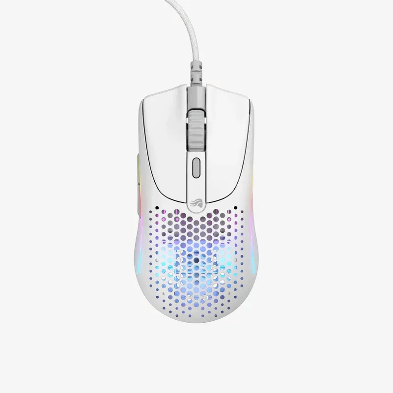 Glorious Model O2 Mini Wired Gaming Mouse (White)
