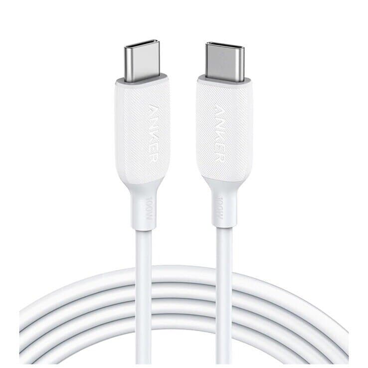 Anker Powerline III USB-C To USB-C Cable 6ft - 1.8 M (White)
