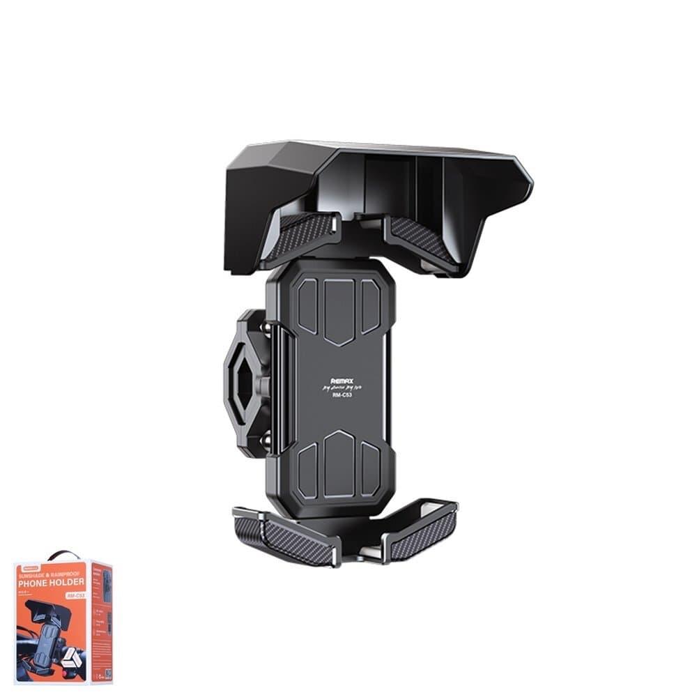 Remax Rainproof Motorcycle Phone Holder With Sunshade - RM-C53
