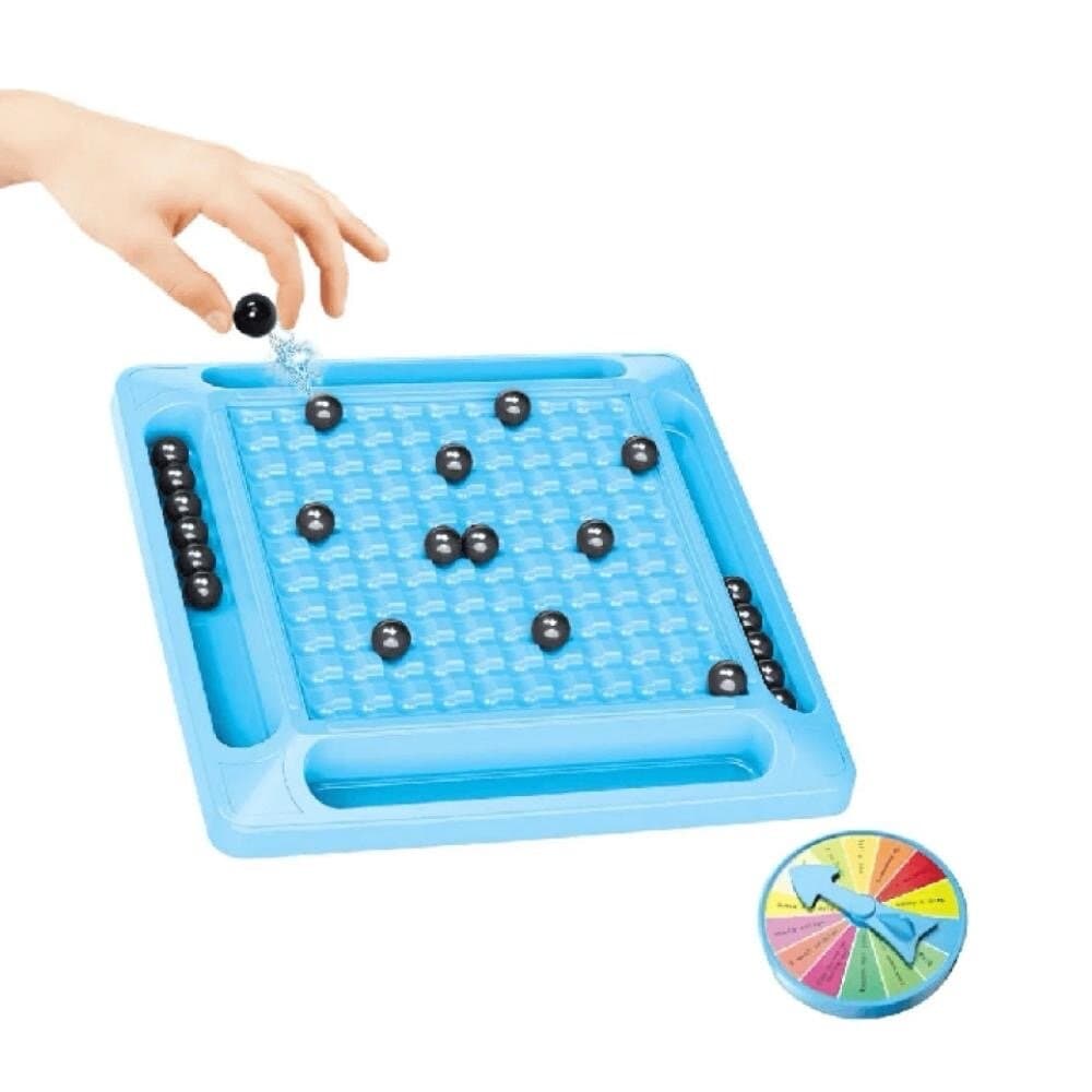 Magnetic Battle Chess Game with Punishment Wheel – Fun Family Strategy Game (Ages 9+)