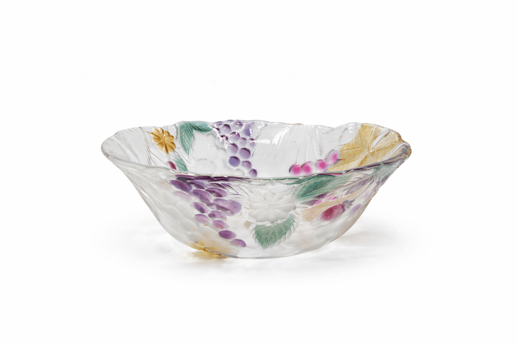 Glass Fruit Bowl - Clear (M)