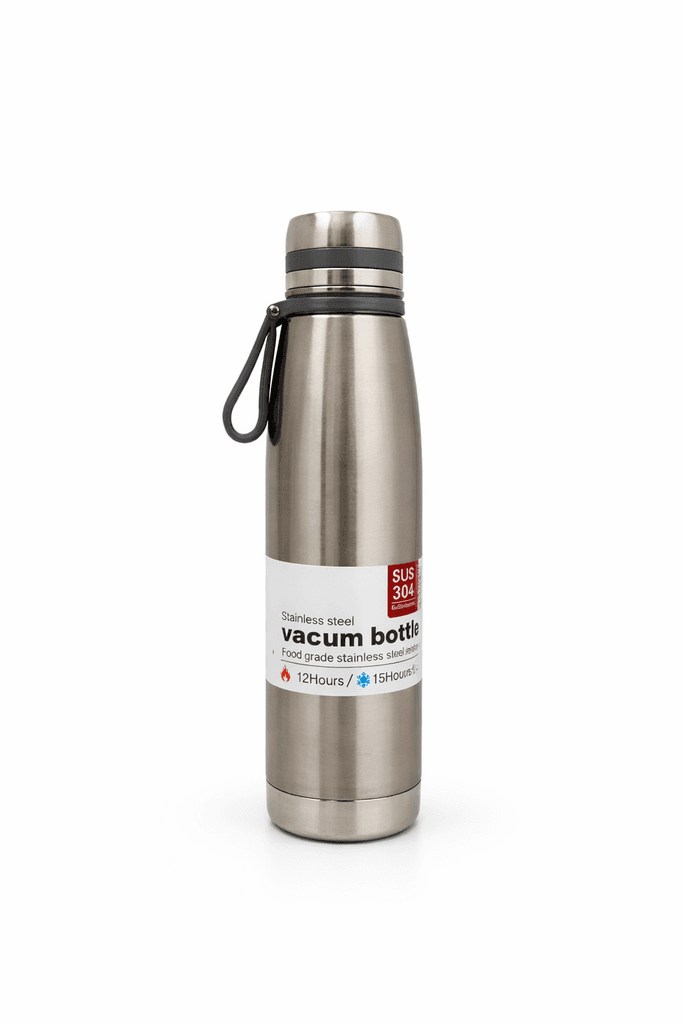 Insulated Stainless Steel Coffee Tumbler - Silver (1L)