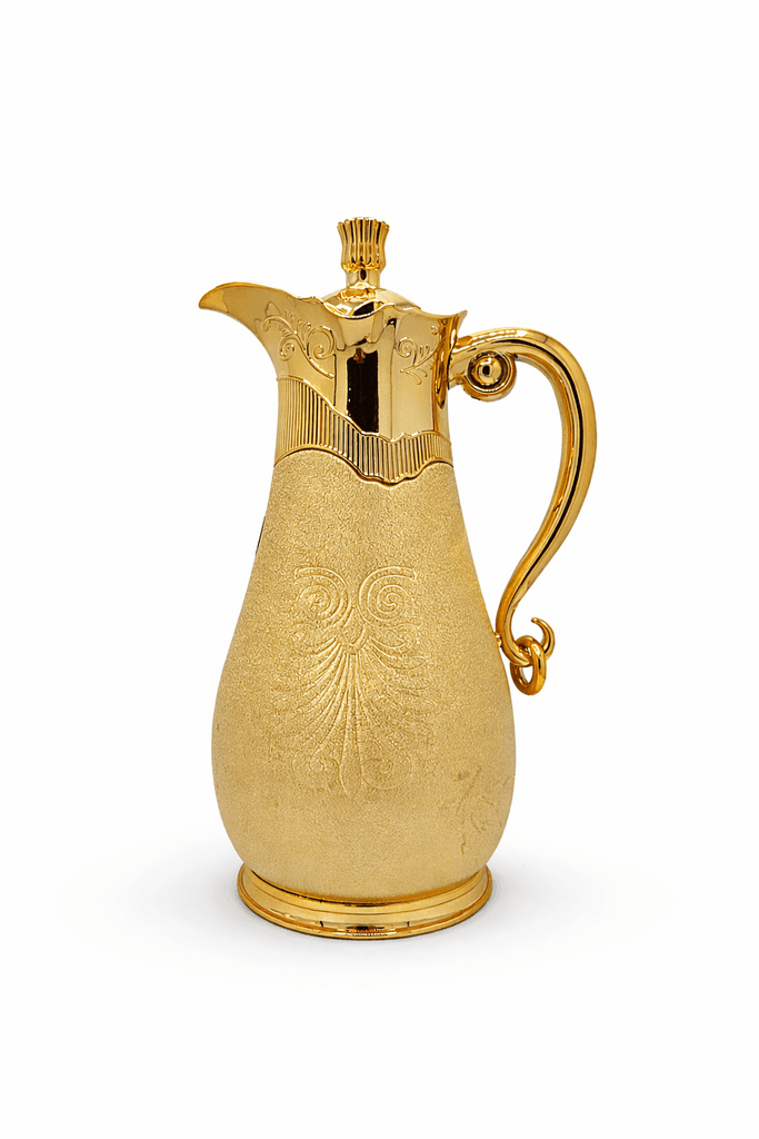 12-24 Hours Glass Hot & Cold Thermos - Gold 1