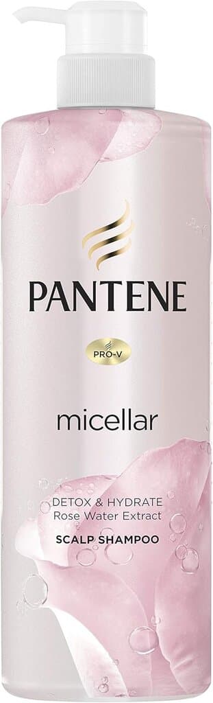 Pantene Micellar Detox & Hydrate Rose Water Extract Scalp Shampoo (530ml)