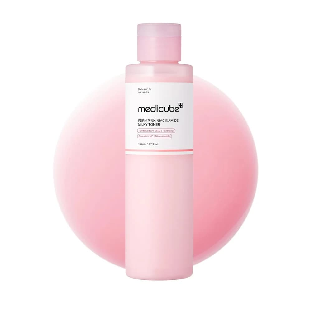 Medicube - PDRN Pink Niacinamide Milky Toner - Brightens And Hydrates Skin (150ml)