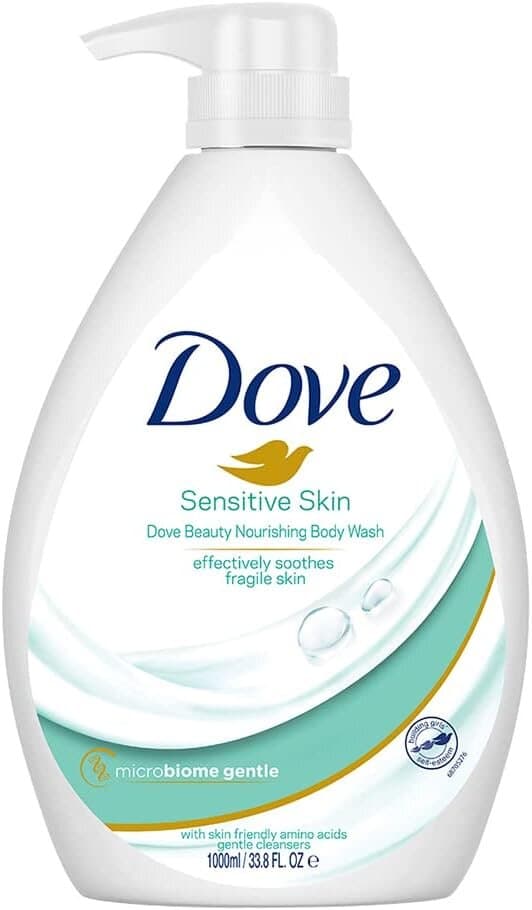 Dove Nourishing Body Wash For Sensitive Skin Pump Bottle (1000g)