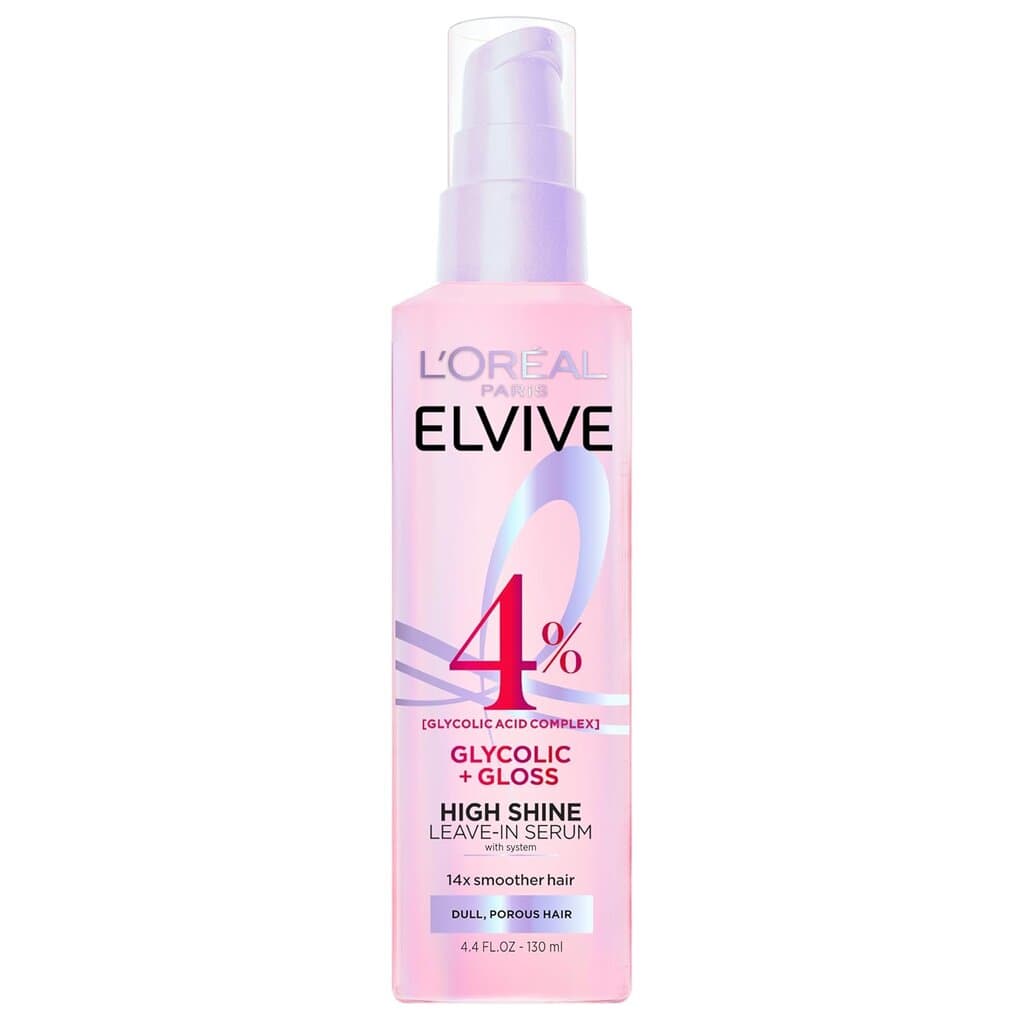 L'Oreal Paris Elvive Glycolic + Gloss High Shine Leave-In Hair Serum (200ml)