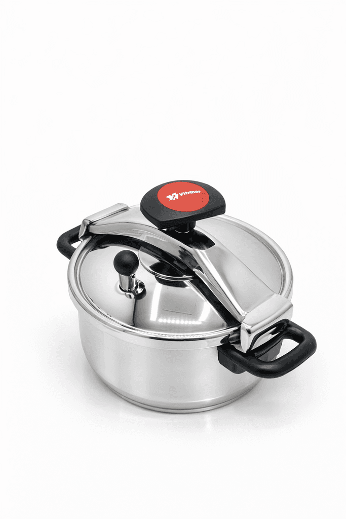 Vitrinor 10L Stainless Steel Pressure Cooker - Silver