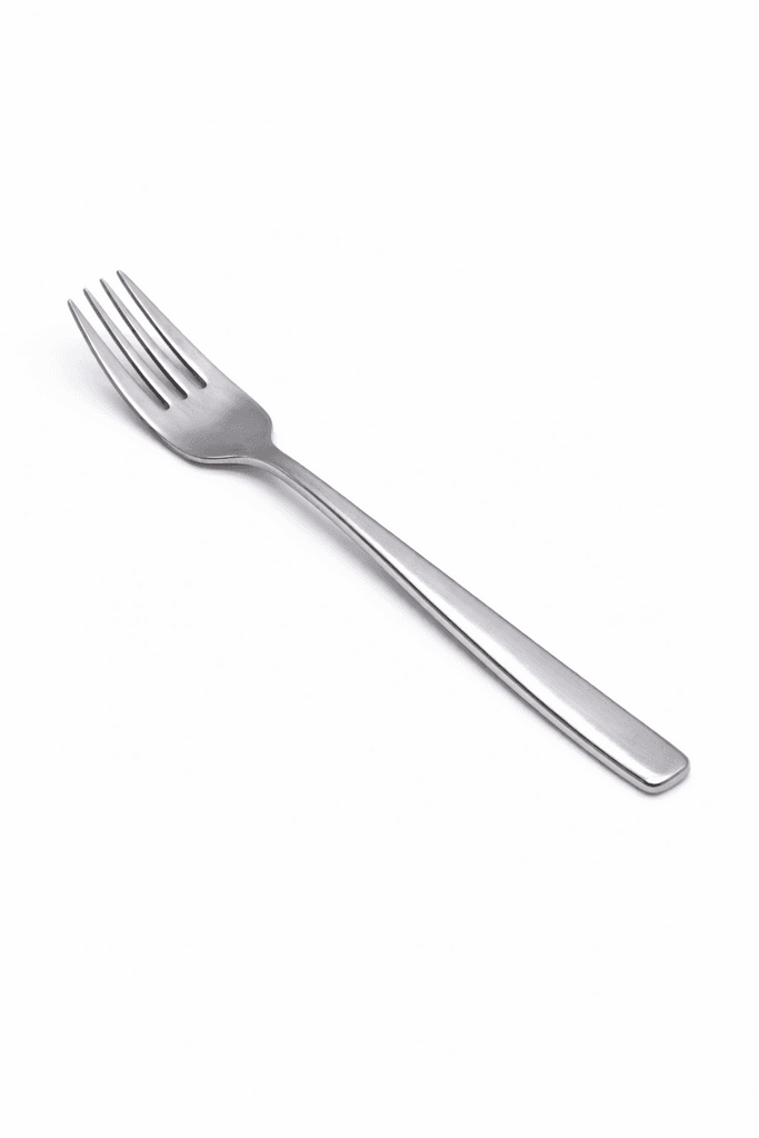 Face 12-Piece Stainless Steel Fork Set - Silve