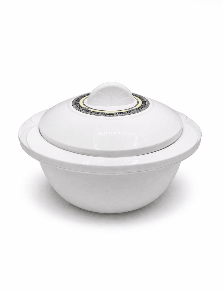 Royalford Plastic And Steel Soup Tureen - White (M)