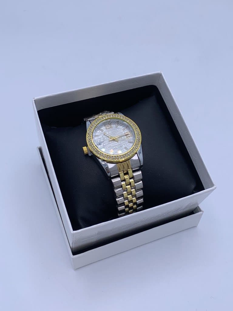 Rolex Women's Style Waterproof Watch - White (Copy)