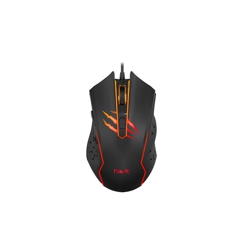 HAVIT Gamenote MS1027 Optical Gaming Mouse – Ergonomic Design with 4 DPI Gear Settings