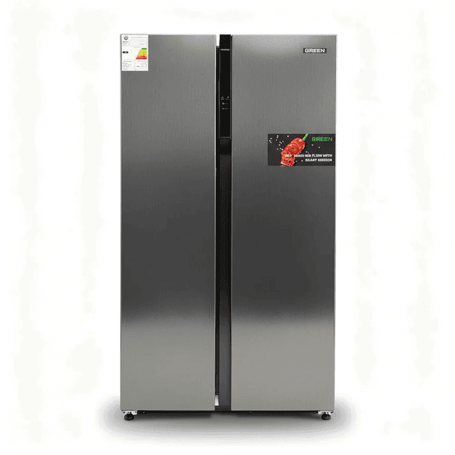 GREEN 28ft Inverter Side by Side Refrigerator - GRF-HCSBS28X (Dark Gray)
