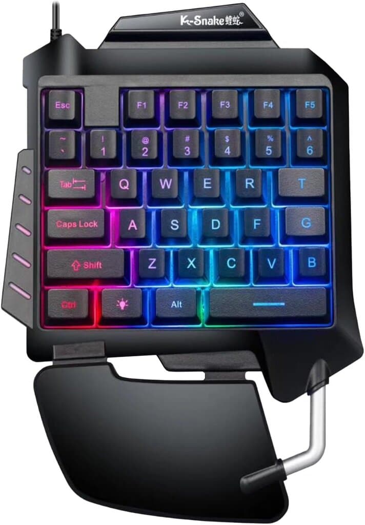 G92 One-Handed Gaming Keypad (Black)