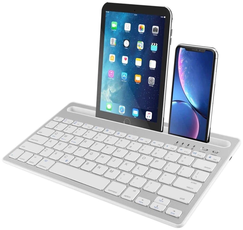 JEQANG Multi-Platform BT + Rechargable Keyboard JB-325