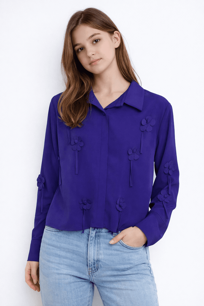 Actuel Women's Shirt - Dark Purple (S)