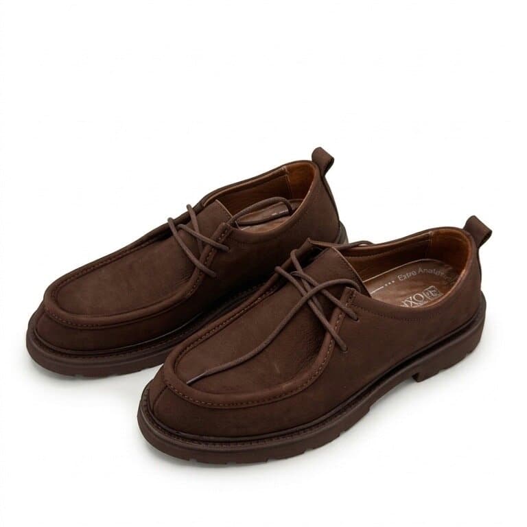 Grand Oxford Men's Shoes - Dark Brown (44)