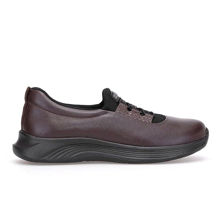 King Paolo Women's Leather Shoes - Dark Brown (40)