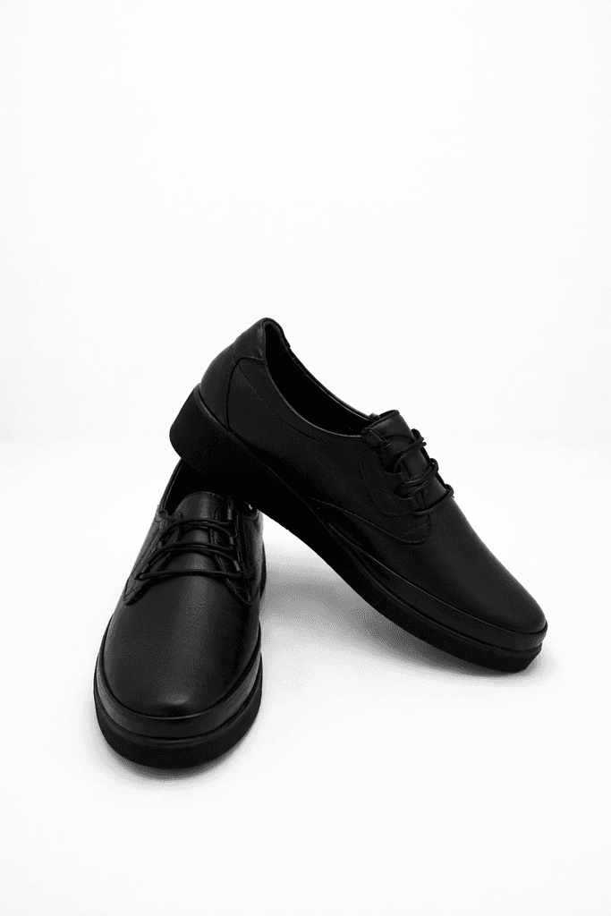 Mirabell Bars Women's Leather Shoes - Black (40)