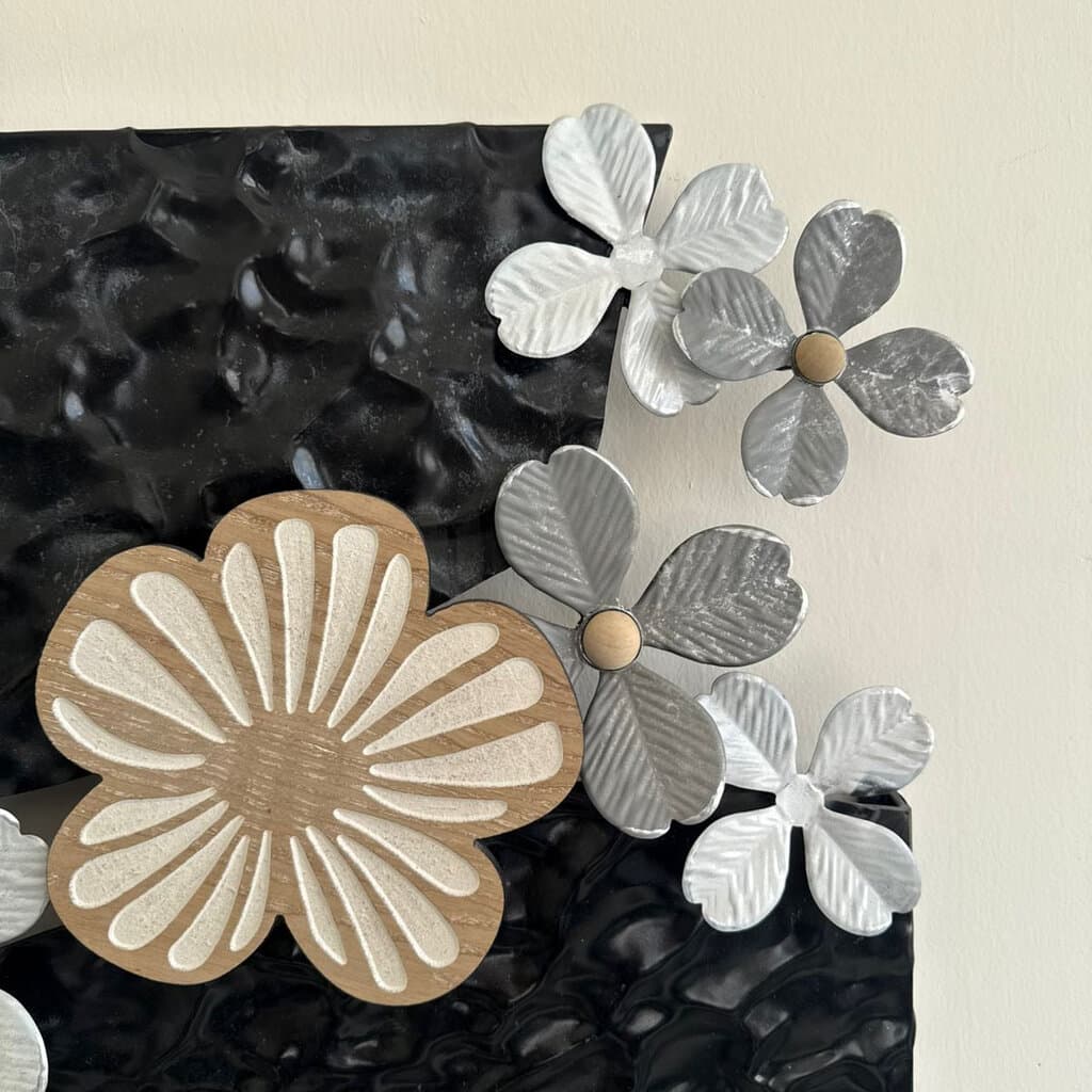 Metal Wall Decorative With Small Flowers 3
