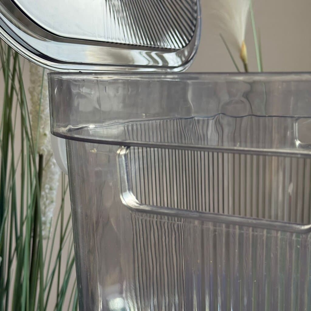 2-Sized Modern Transparent Plastic Storage Container 6