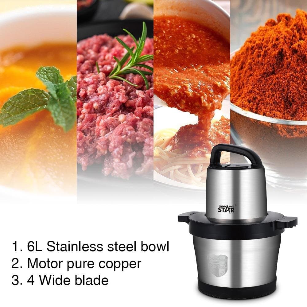 6L Multi-Functional Quick Food Chopper 3