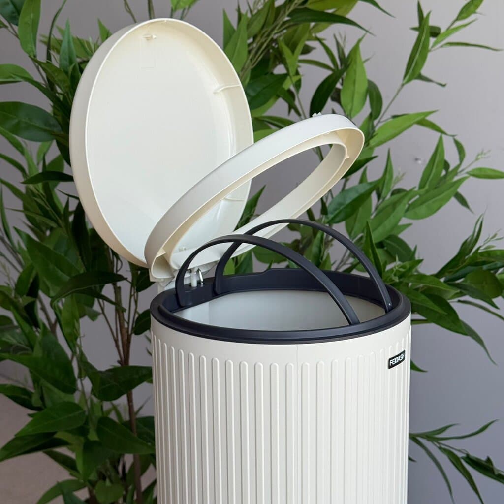 Dual-Action Pedal & Press Waste Bin – 2 Sizes 24