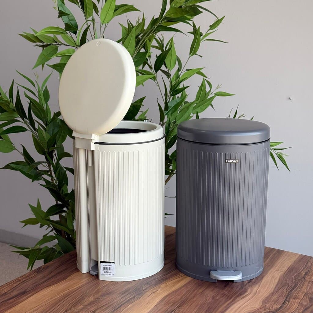 Dual-Action Pedal & Press Waste Bin – 2 Sizes 2