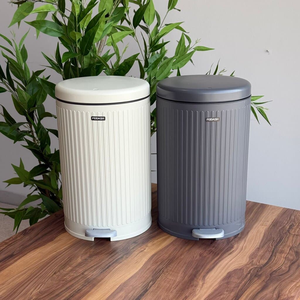 Dual-Action Pedal & Press Waste Bin – 2 Sizes 4